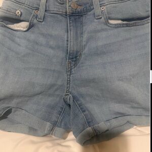 Levi's Light Blue Denim Jean Shorts